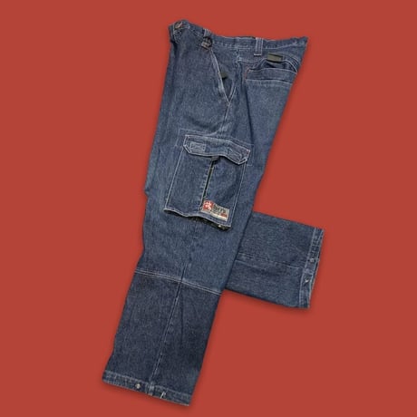 [USED] 00's DUFFS🛹DENIM CARGO PANTS