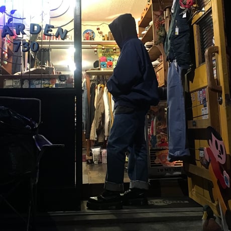 [USED] made in U.S.A. 星条旗ワッペン付きジャンパー