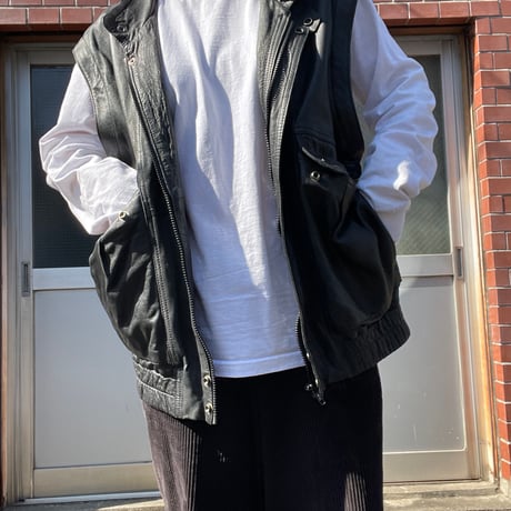[USED] 2WAY ブラックレザーJKT