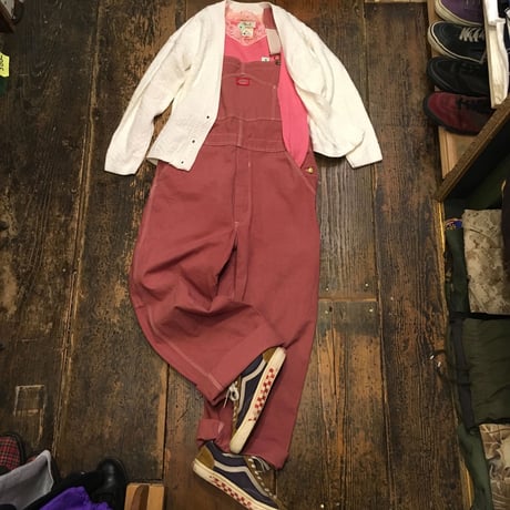 [USED]  Dickies  PINK♡オーバーオール