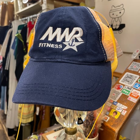 [USED]good navy mesh fitness club CAP ⚓️ 👔