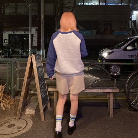 [USED] made in U.S.A. RAGLAN SWEAT！