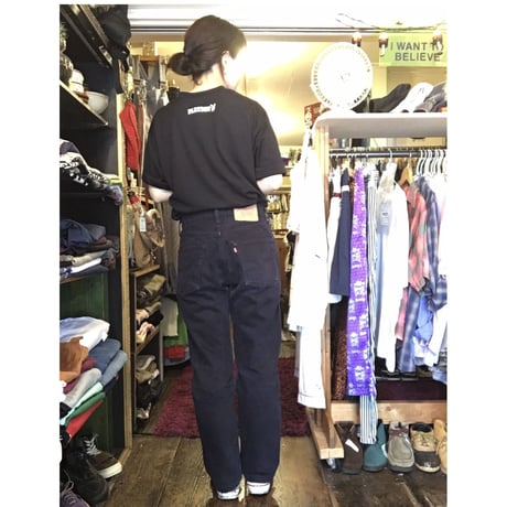 [USED] Levis 501 Black Denim