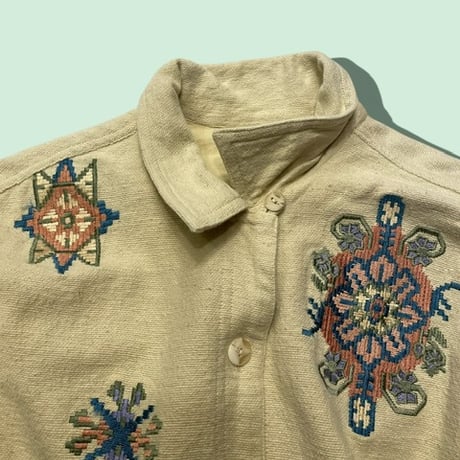 [USED] 刺繍 COTTON ジャケット