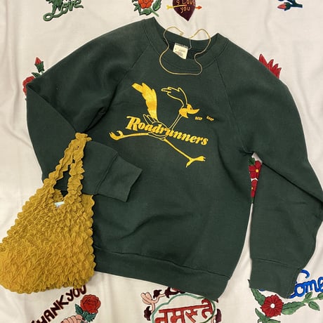 [USED] made in U.S.A. OLD "Roadrunner" SWEAT！
