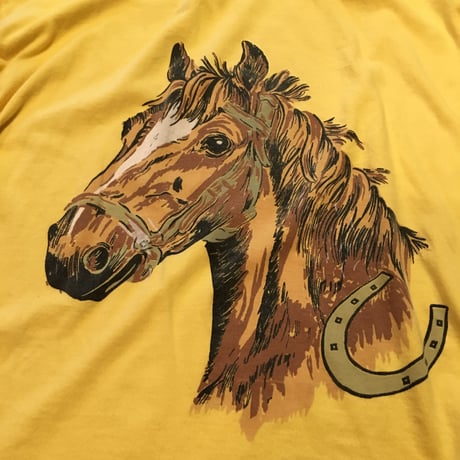 [USED] かわいいお馬さんフリンジTee