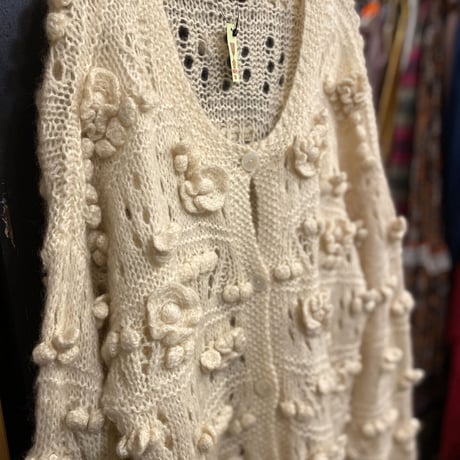 [USED] ポンポンニット！カーディガン