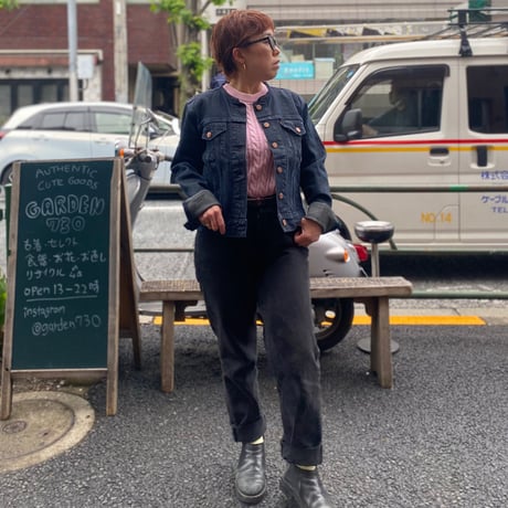 [USED] Levis Ladys BLACK DENIM JKT