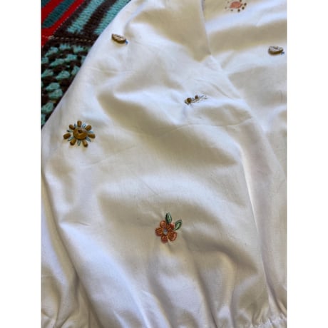 [USED] cotton刺繍スイングトップ🌸