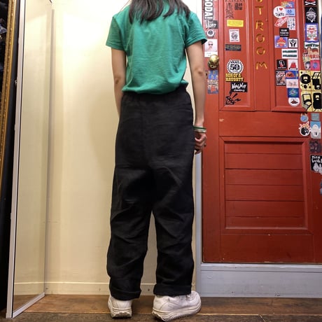 [USED] BLACK LINEN PANTS
