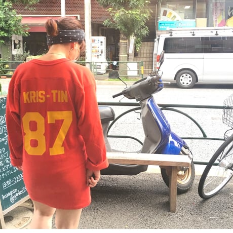 [USED]  80's  RUSSELL フットボールTee