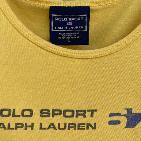 [USED] OLD "POLO SPORT"タンクトップ yellow
