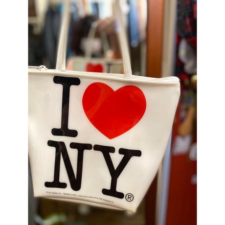 [USED]  I♡NY   PVC素材 HAND BAG