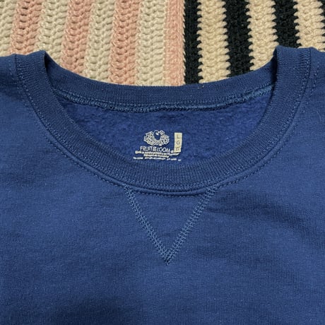 [USED] "FRUIT OF THE LOOM" BLUE SWEAT