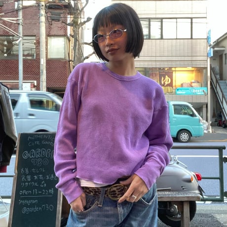 [USED] 後染め Purple💜 サーマル
