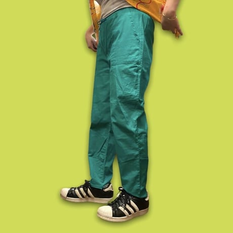[USED] ITALY GREEN イージーパンツ