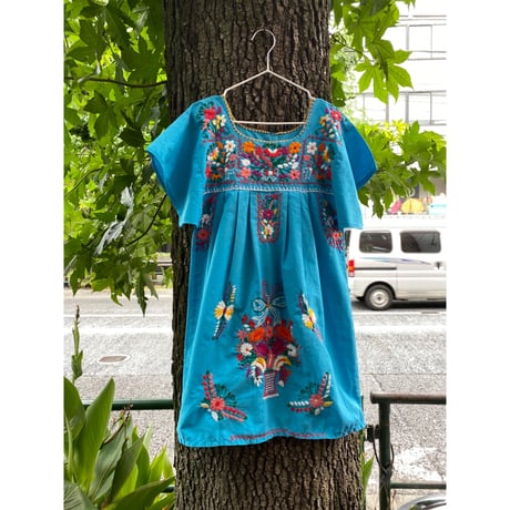 [USED]  KIDS メキシカン 刺繍ワンピース