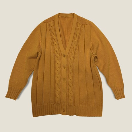 [USED] ORANGE ケーブルニットカーディガン🧡