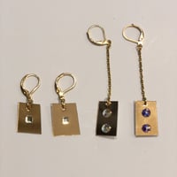 [BENICOTOY] GOLD プレートピアス  (片耳)