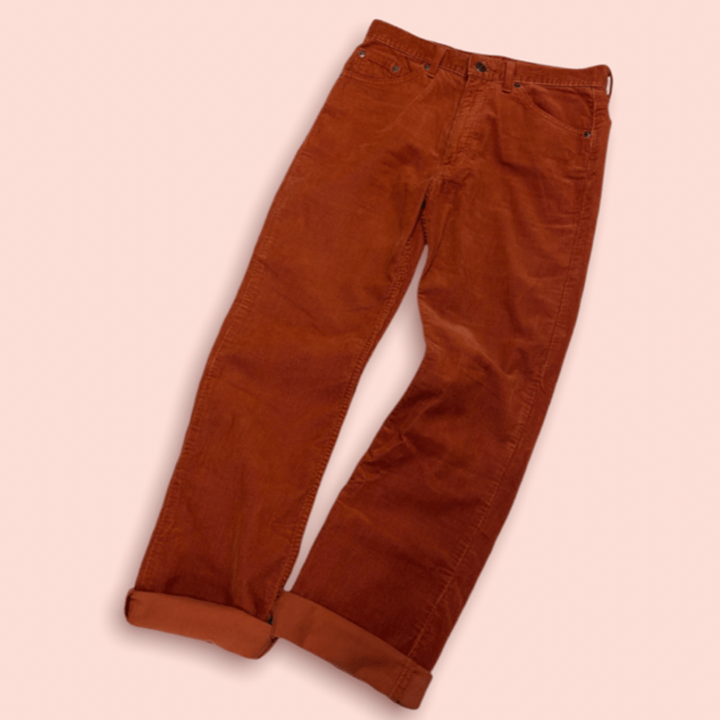 levis コーデュロイパンツ　オレンジ USED] いい色🍊Levis 517 コーデュロイ PANTS | garden730