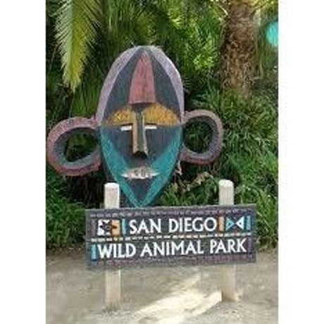 [USED] 70's WILD ANIMAL PARK 袖プリ ロンTee