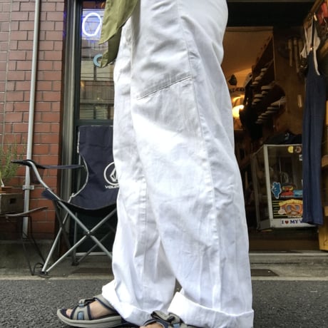 [USED] チェコ軍  コックパンツ WHITE