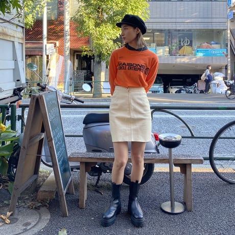 [USED] American Apparel レザータイトミニSKIRT♡