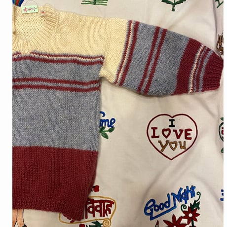 [USED] ざっくりVネックニット🧶