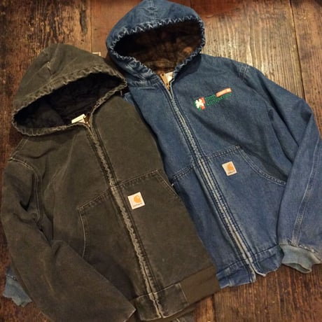[USED] carhartt PARKA [DENIM / OLIVE]