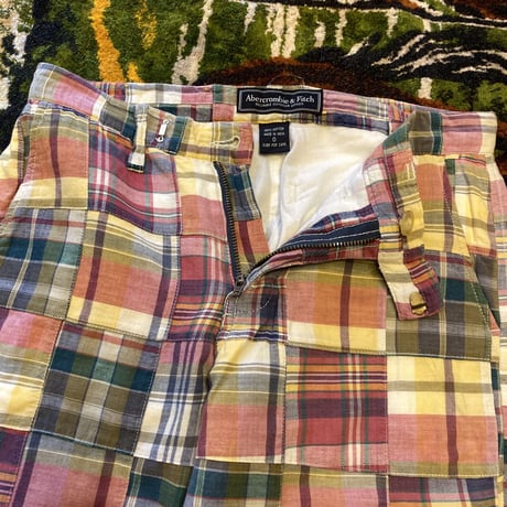 [USED] パッチワークチェック柄PANTS