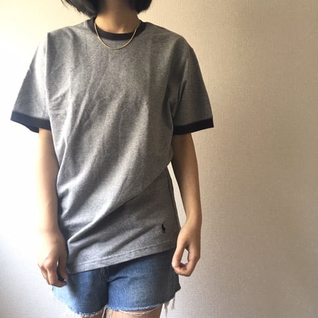 [USED] "POLO" リンガーTee