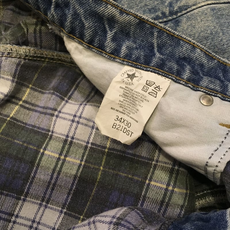 【Carhartt】 90s USA製 裏ネルデニムパンツ S-2138 USED] Carhartt 裏ネル デニム | garden730