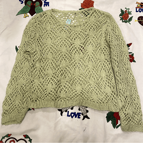 [USED] GOOD color♡かぎ編み KNIT
