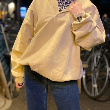 [USED] ワッフルサーマル長袖♡レオパード♡