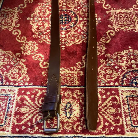 [DEADSTOCK]  70's RUMANIA  ARMY レザーベルト