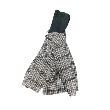 [USED] Dickies 綿入りフードネル BLK/GRY