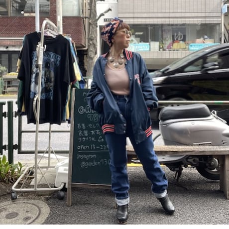 [USED] Champion "NYAC " スタジャン