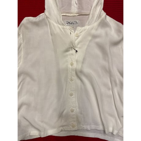 [USED] レーヨン WHITE パーカー