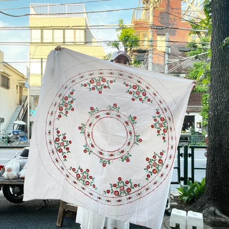 Vintage刺繍ファブリック🪡  120x126