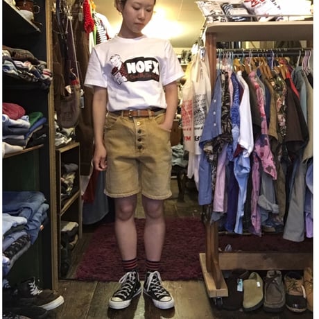 [USED] ベージュDENIM SHORTS