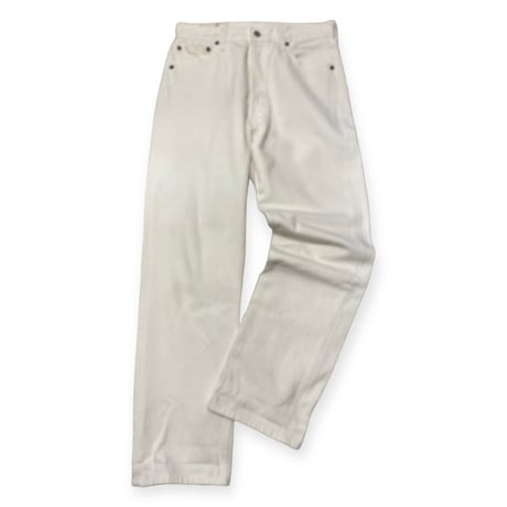 [USED] Levi's 501 WHITE🤍made in POLAND