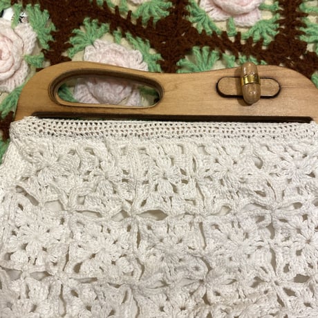 [USED] vintage🕊かぎ編み クラッチ BAG