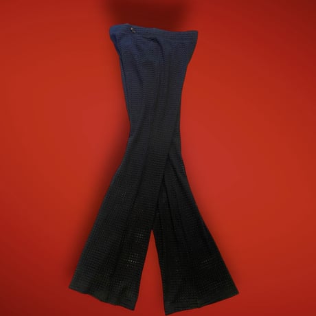 [USED] メッシュニット フレアパンツ