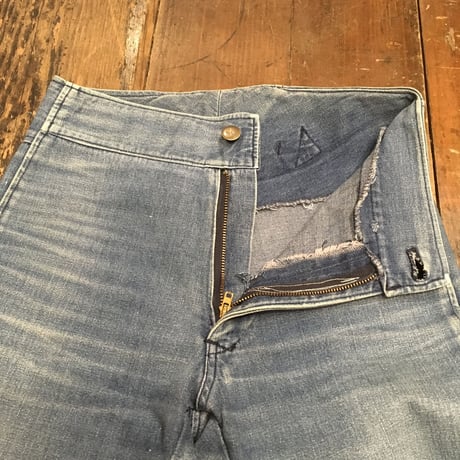 [USED]  70's ハイウエスト フレア DENIM