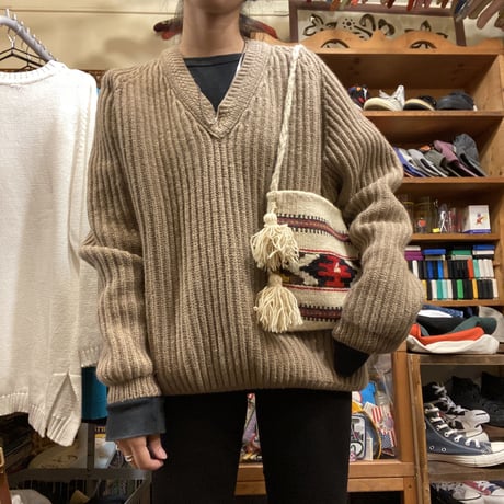 [USED] ラグ BAG ♡  BLUE / WHITE