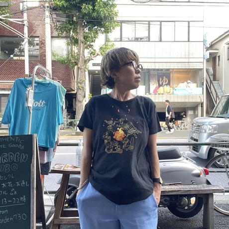 [USED] 焚き火するエルフ🧝‍♀️Tee  / size ladysM