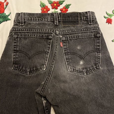 [USED] BLACK! Levi's 550  RELAXED FIT REGULAR  CUT OF