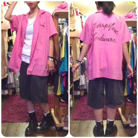 [USED] 70'sコットン半袖シャツ