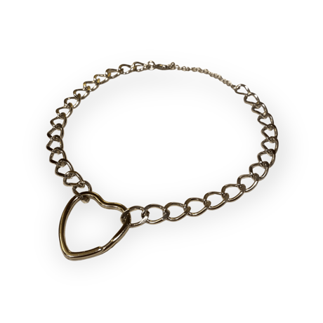 [ kozukix] NEW HEART METAL NECKLACE