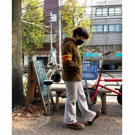 [USED] リバーシブル フェイクファーJKT